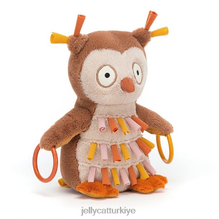 oyuncak Jellycat happihoop baykuş çok renkli JNF4L717