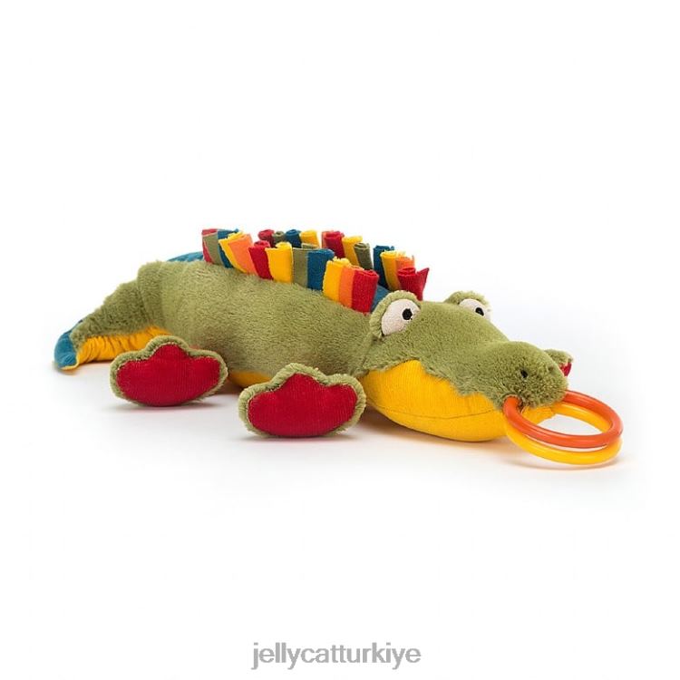 oyuncak Jellycat happihoop timsah çok renkli JNF4L751