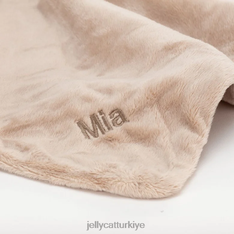 oyuncak Jellycat kişiselleştirilmiş utangaç tavşan emzik bej JNF4L238