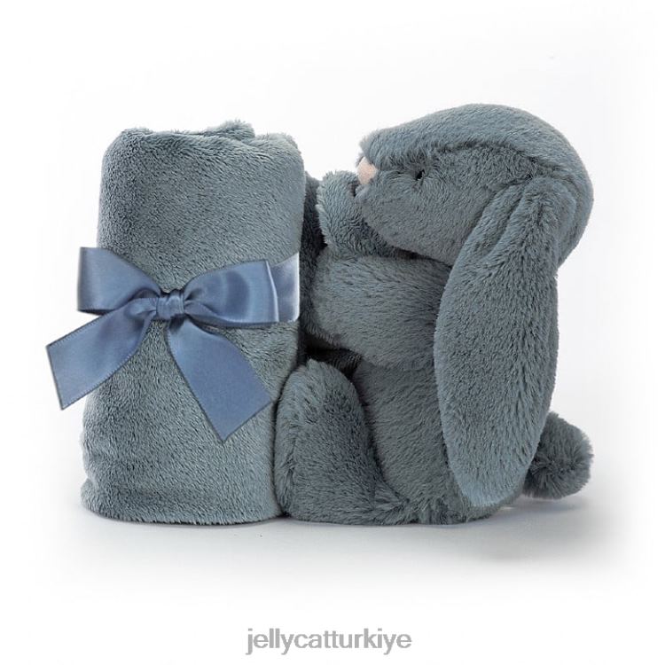 oyuncak Jellycat utangaç esmer tavşan emzik mavisi JNF4L271
