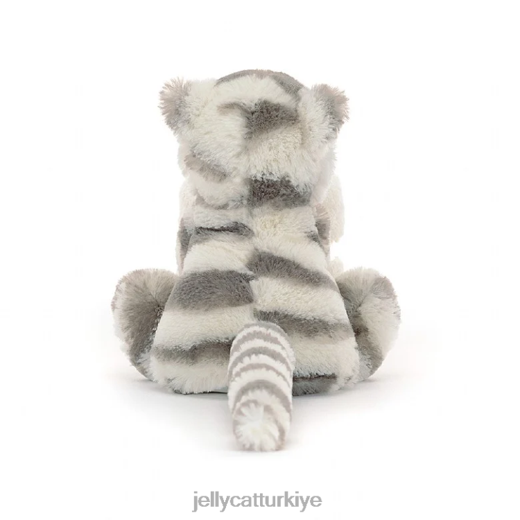 oyuncak Jellycat utangaç kar kaplanı emzik gri ve beyaz JNF4L264