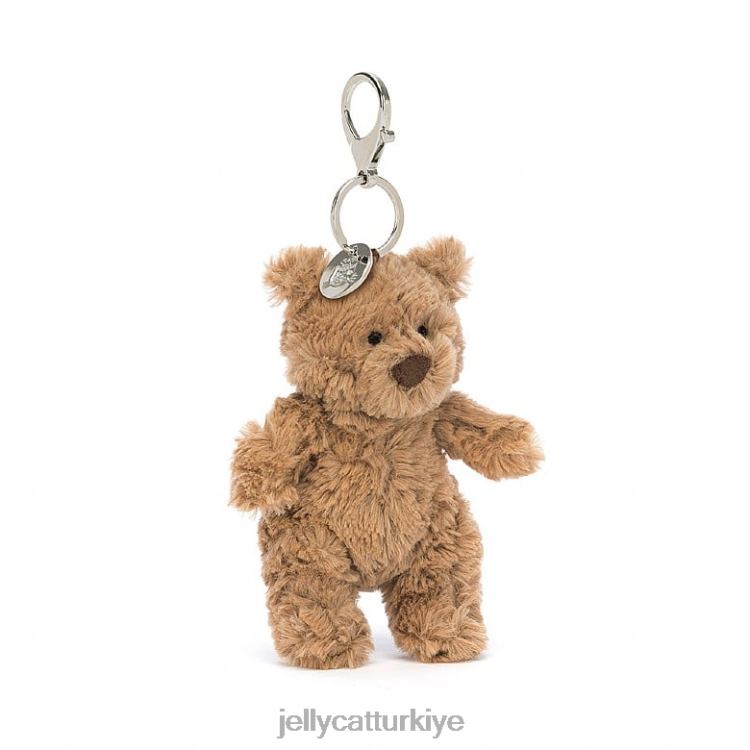 aksesuar Jellycat bartholomew ayı çanta cazibesi kahverengi JNF4L15