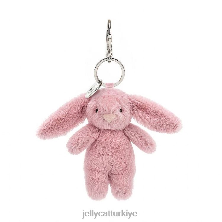 aksesuar Jellycat utangaç tavşan lale çanta cazibesi pembe JNF4L577