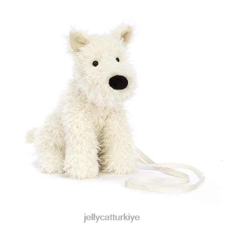 çanta Jellycat munro scottie köpek çantası kremi JNF4L679