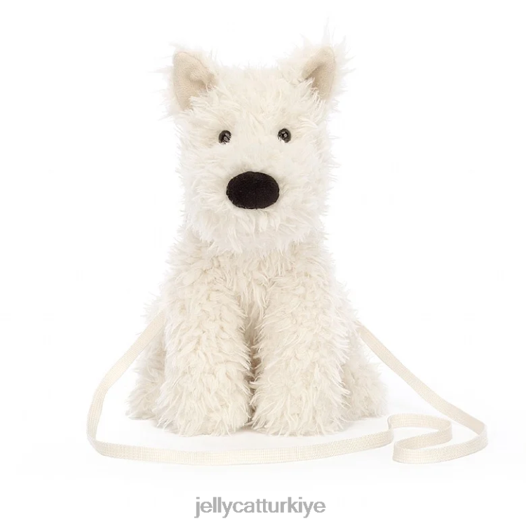 çanta Jellycat munro scottie köpek çantası kremi JNF4L679