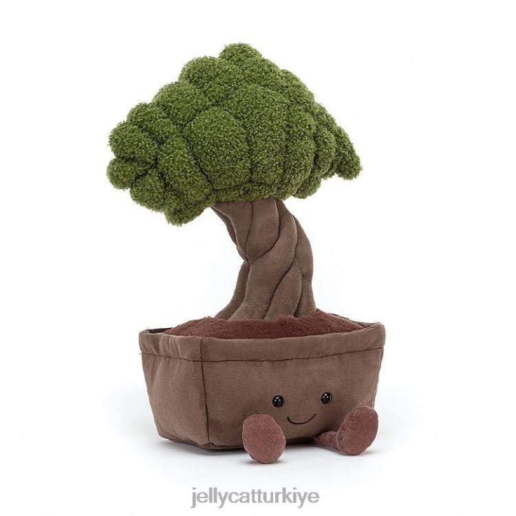 oyuncak Jellycat eğlenceli bonsai ağacı çok renkli JNF4L365