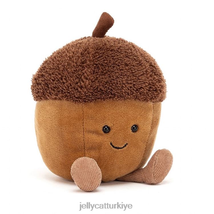 oyuncak Jellycat eğlenceli meşe palamudu kahverengi JNF4L575