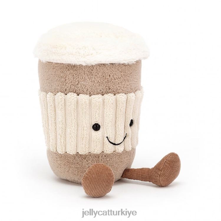 oyuncak Jellycat eğlenceli hazır kahve beji JNF4L675
