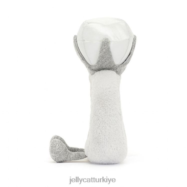 oyuncak Jellycat eğlenceli pırlanta yüzük gri JNF4L535