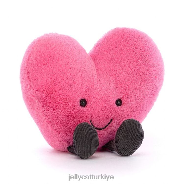 oyuncak Jellycat eğlenceli sıcak kalp pembe JNF4L22
