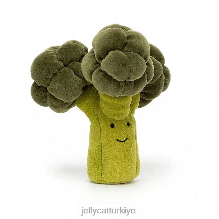 oyuncak Jellycat canlı sebze brokoli yeşil JNF4L59