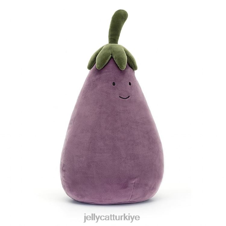 oyuncak Jellycat canlı sebze patlıcan moru JNF4L246