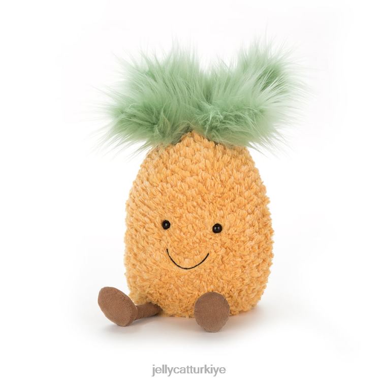 oyuncak Jellycat eğlenceli ananas sarısı JNF4L600