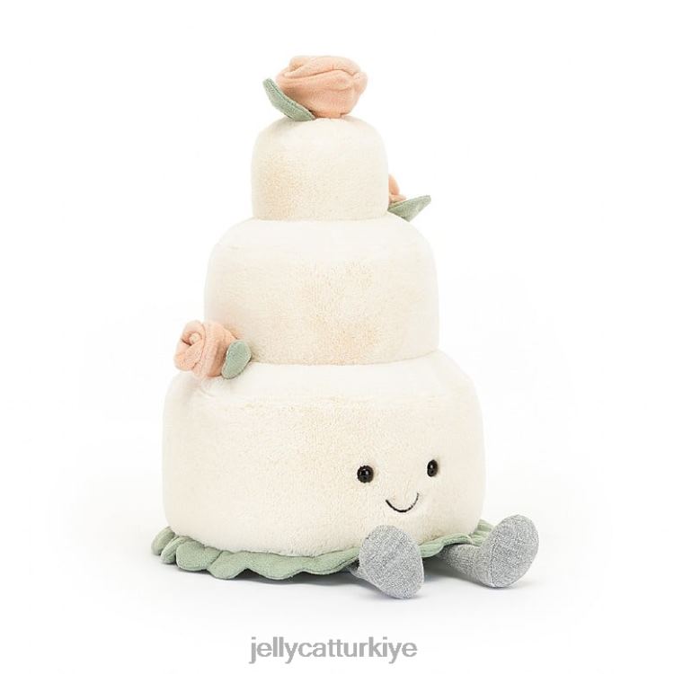 oyuncak Jellycat eğlenceli düğün pastası beyaz JNF4L364