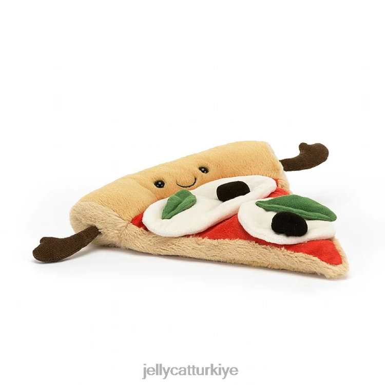oyuncak Jellycat eğlenceli dilim pizza çok renkli JNF4L198
