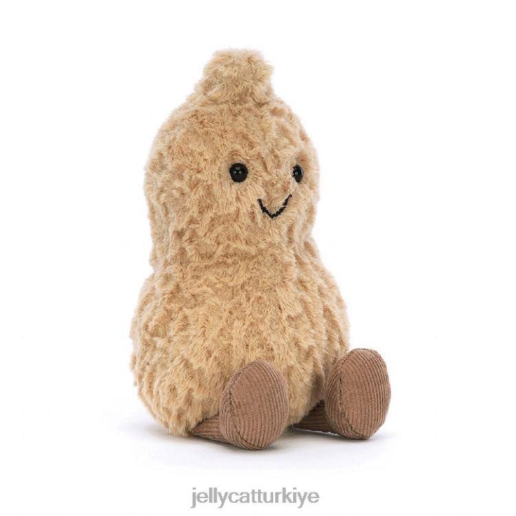 oyuncak Jellycat eğlenceli fıstık kahverengi JNF4L680