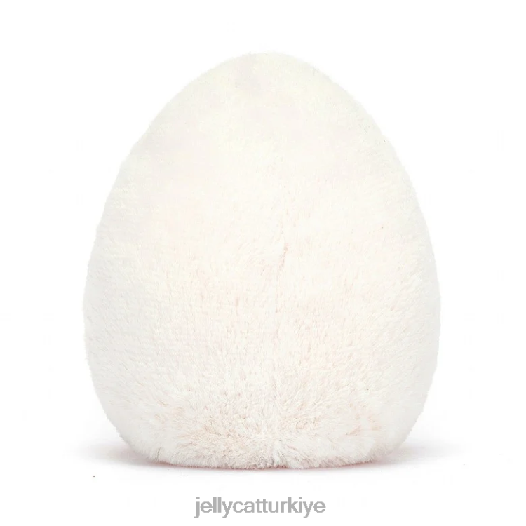 oyuncak Jellycat eğlenceli haşlanmış yumurta geek sarı ve krem JNF4L32