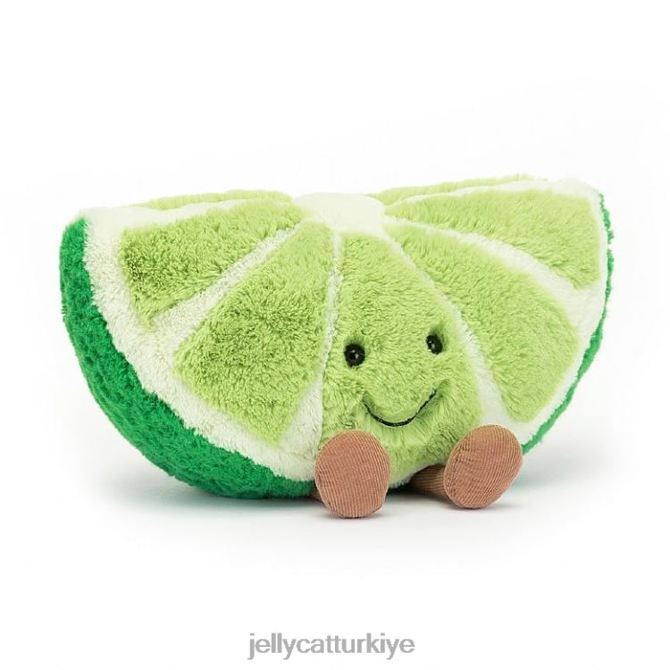 oyuncak Jellycat eğlenceli limon yeşili JNF4L512