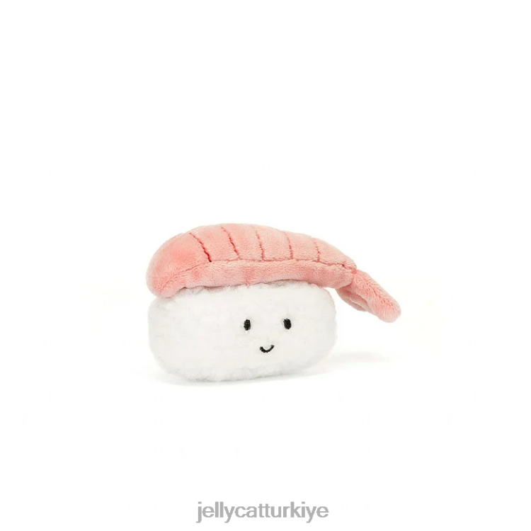 oyuncak Jellycat şımarık suşi nigiri pembe ve beyaz JNF4L647
