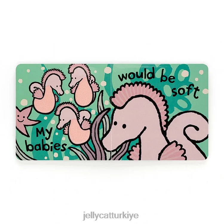 kitap Jellycat bir denizatı kitabı ve sienna denizatı gümüşü olsaydım JNF4L762