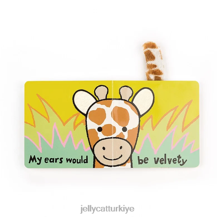 kitap Jellycat bir zürafa kitabı ve utangaç bir zürafa portakalı olsaydım JNF4L733