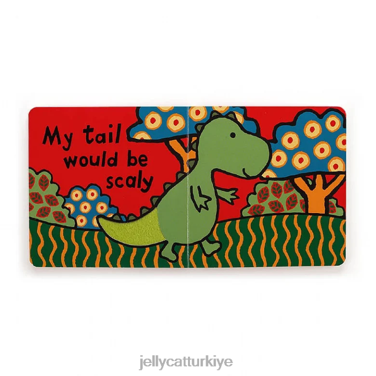 kitap Jellycat eğer bir dinozor olsaydım çok renkli kitap JNF4L802