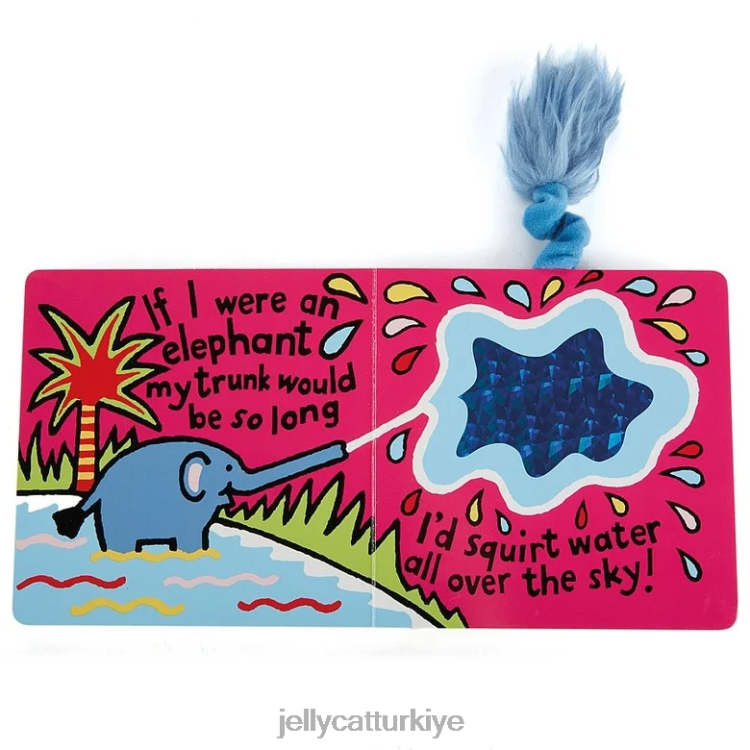 kitap Jellycat eğer bir fil olsaydım çok renkli kitap JNF4L688