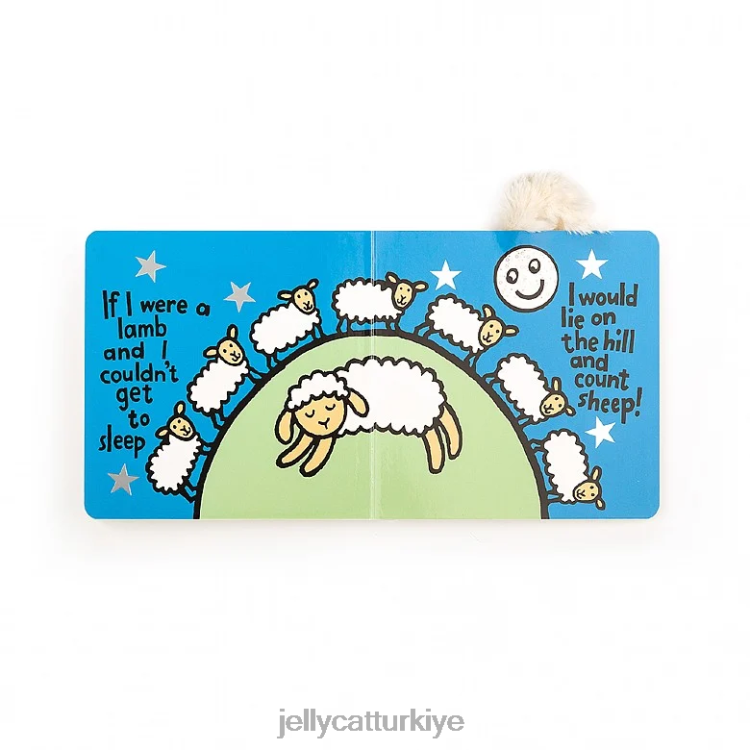 kitap Jellycat eğer bir kuzu olsaydım çok renkli kitap JNF4L763