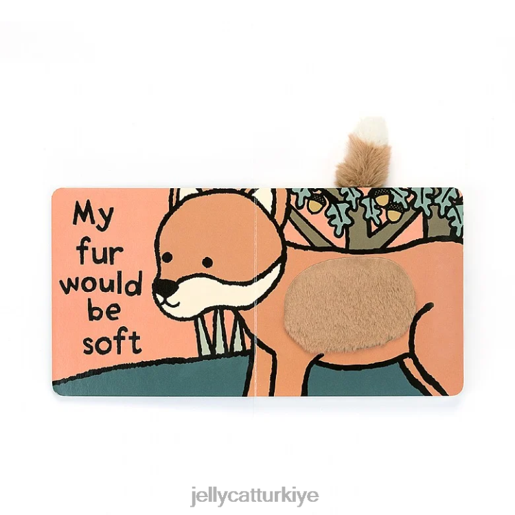 kitap Jellycat eğer bir tilki kitabı olsaydım çok renkli JNF4L771
