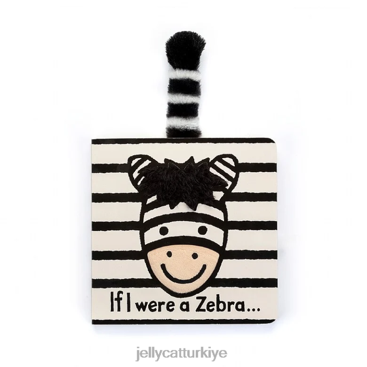kitap Jellycat eğer bir zebra tahtası olsaydım çok renkli kitap JNF4L776