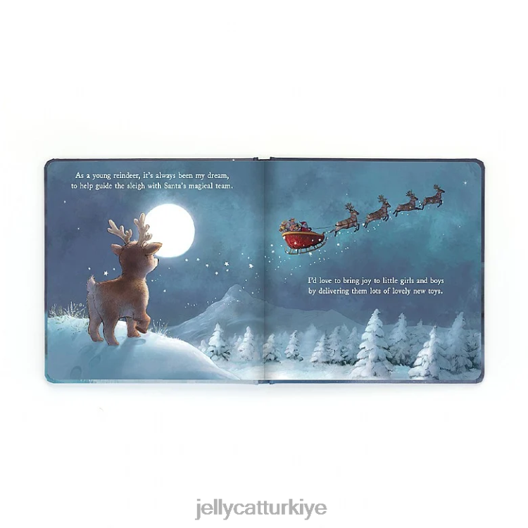 kitap Jellycat Mitzi ren geyiğinin rüya kitabı çok renkli JNF4L193
