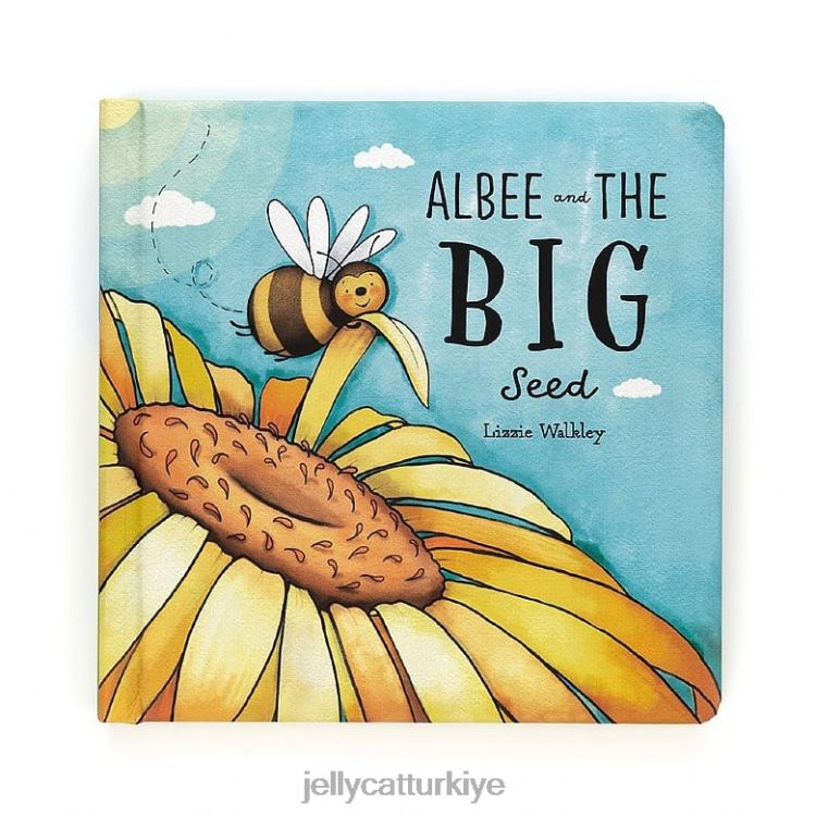 kitap Jellycat albee ve büyük tohum kitabı çok renkli JNF4L782