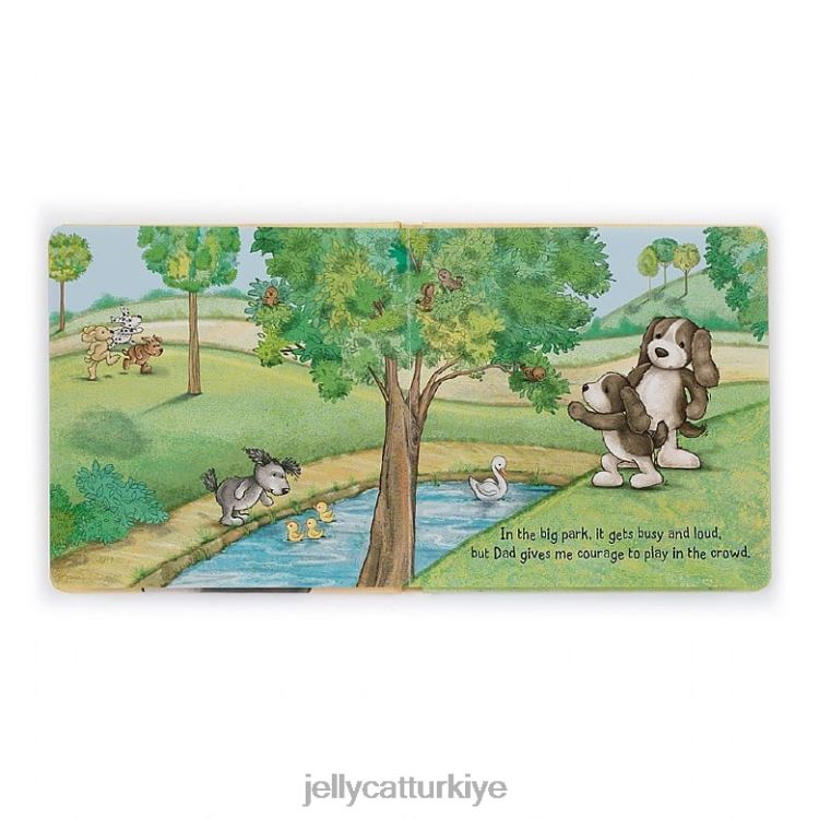 kitap Jellycat babam ve ben çok renkli kitap JNF4L683