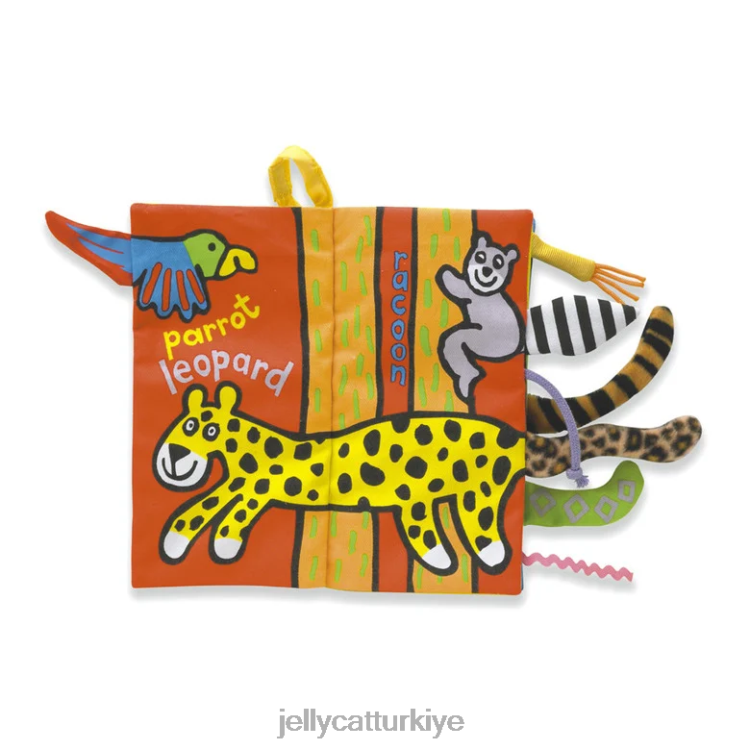 kitap Jellycat Jungly Tails kitabı çok renkli JNF4L754