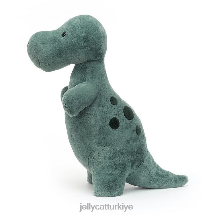 oyuncak Jellycat büyük benekli t-rex yeşili JNF4L479