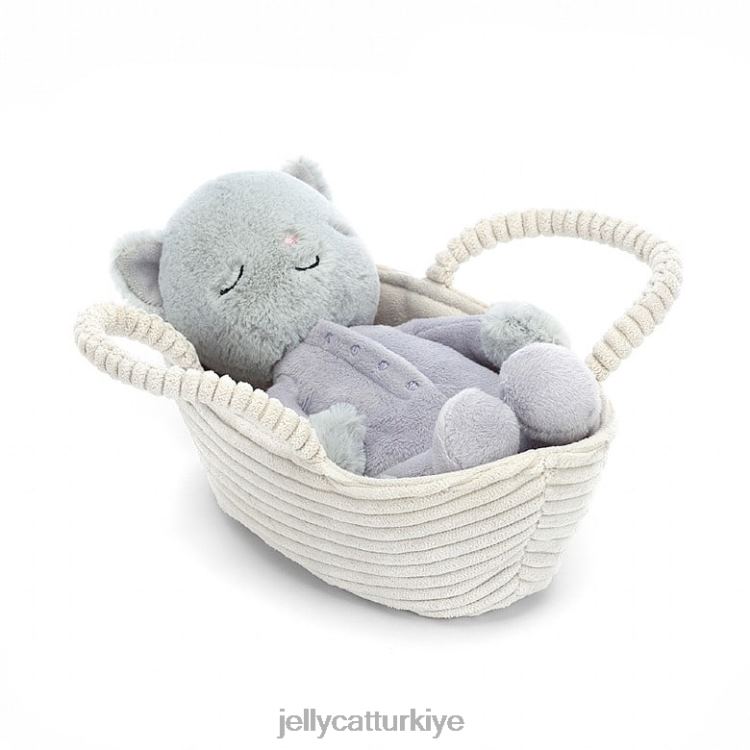 oyuncak Jellycat güle güle yavru kedi gri JNF4L407