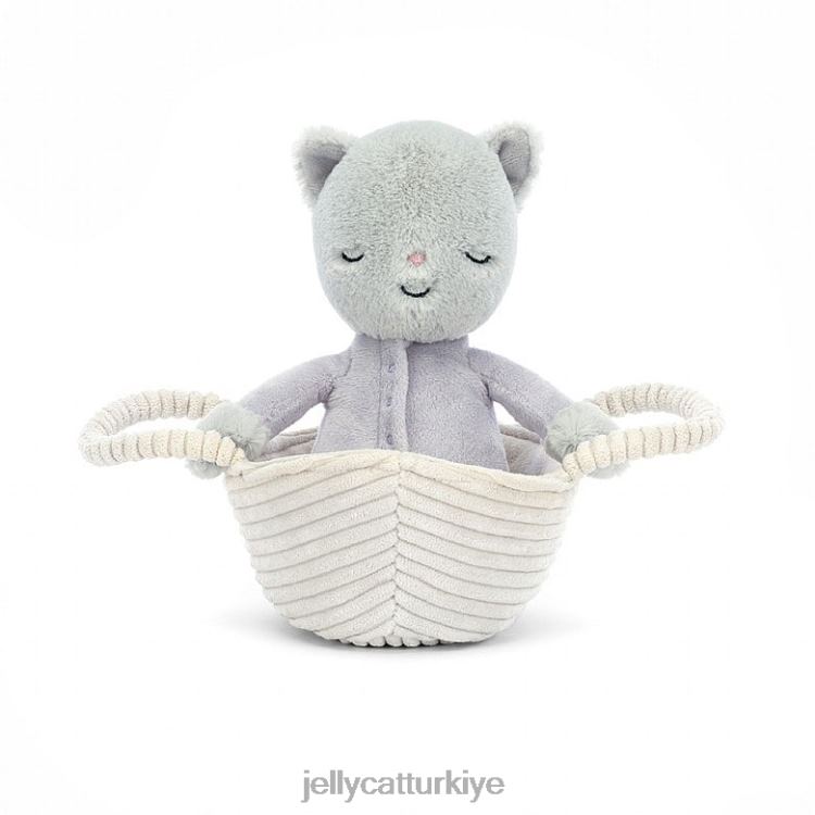 oyuncak Jellycat güle güle yavru kedi gri JNF4L407