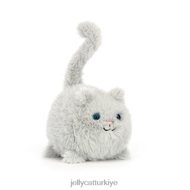 oyuncak Jellycat yavru kedi caboodle gri JNF4L634