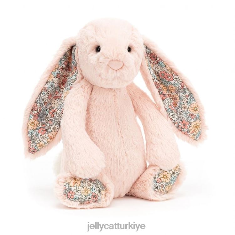 oyuncak Jellycat çiçeği allık tavşan şeftali JNF4L487