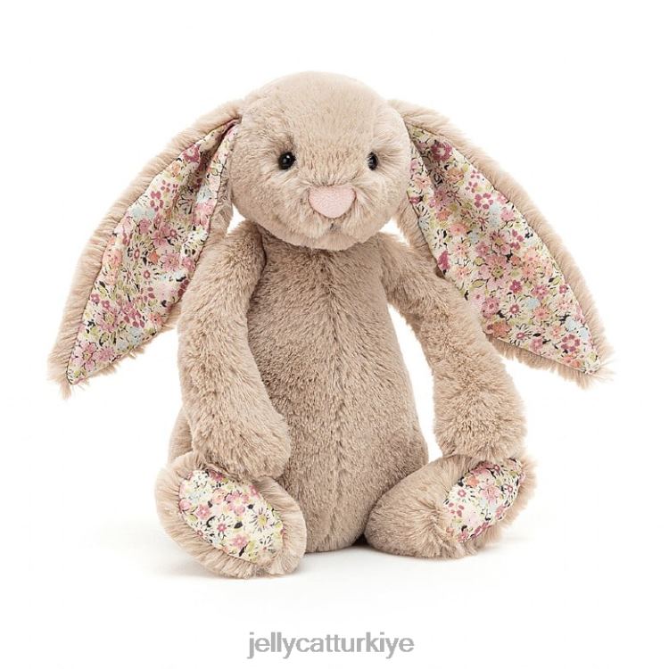 oyuncak Jellycat çiçeği bea tavşan beji JNF4L152