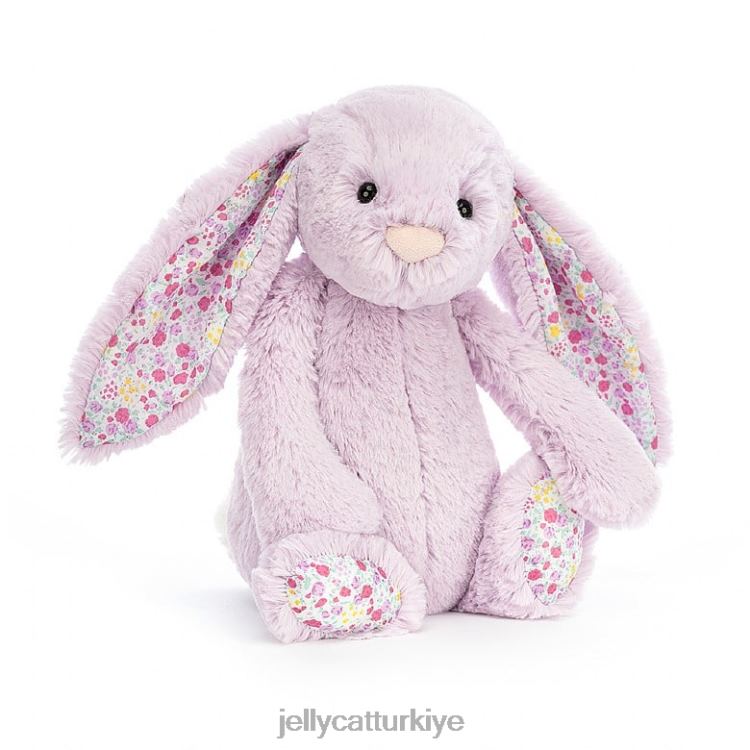 oyuncak Jellycat çiçeği yasemin tavşanı mor JNF4L503