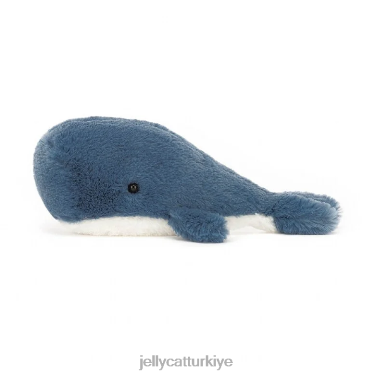 oyuncak Jellycat dalgalı balina mavisi JNF4L664