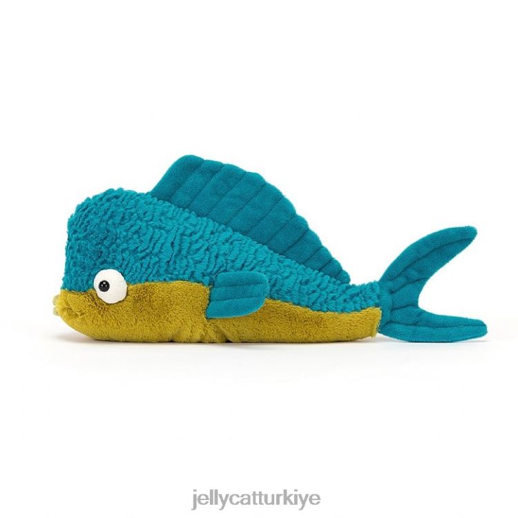 oyuncak Jellycat delano dorado balığı çok renkli JNF4L386