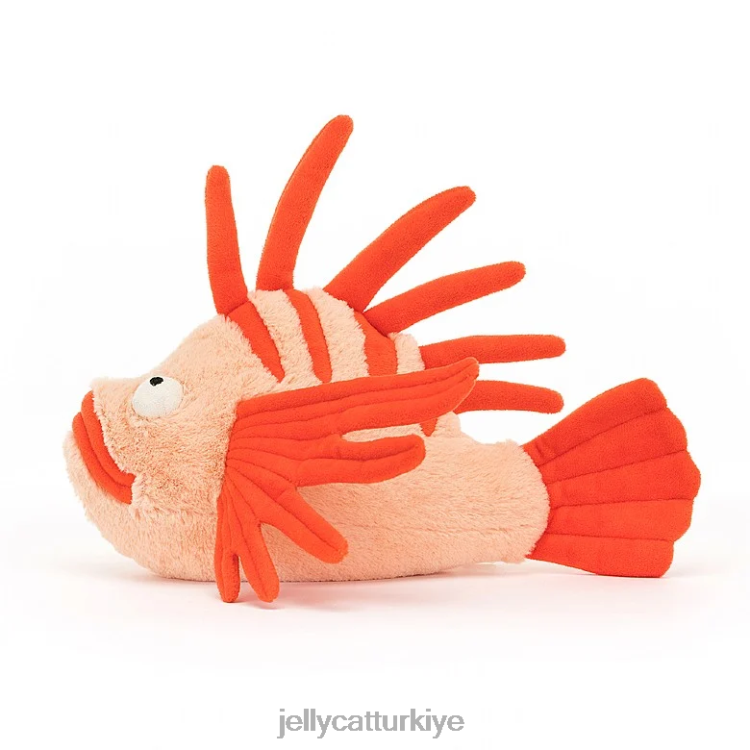 oyuncak Jellycat lois aslan balığı kırmızı JNF4L449