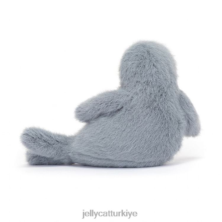 oyuncak Jellycat nauticool roly poli mühür gri ve beyaz JNF4L85