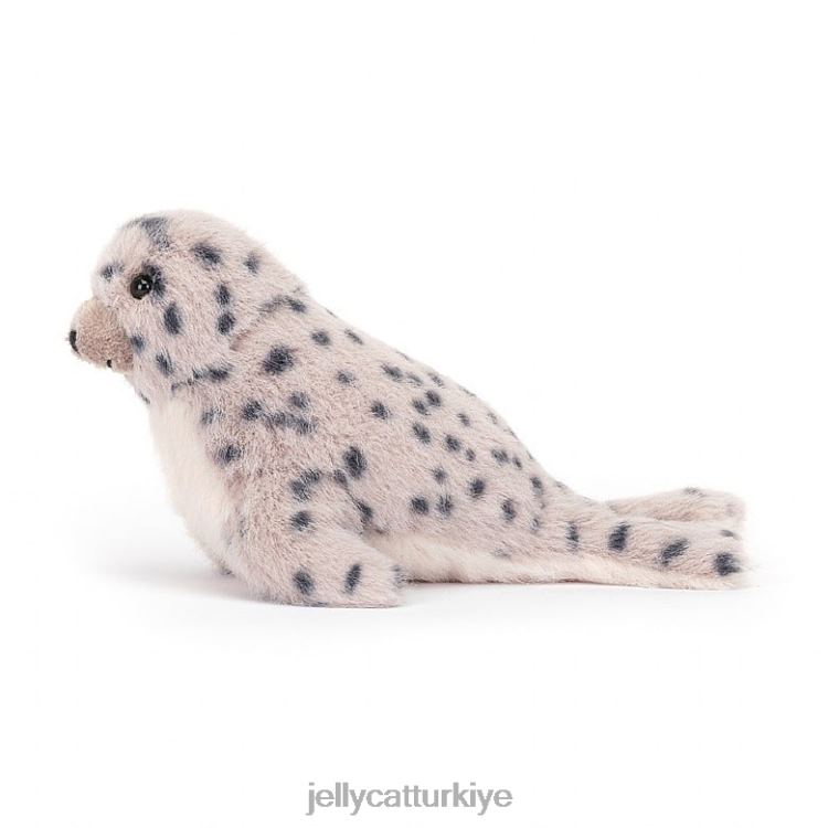 oyuncak Jellycat nauticool roly poli mühür gri ve beyaz JNF4L85