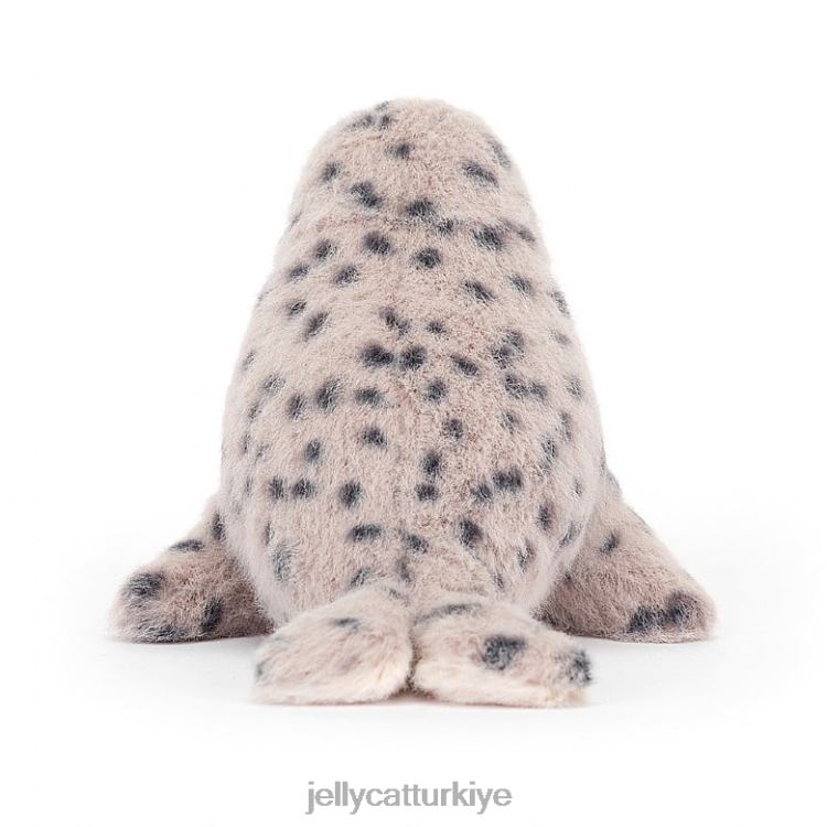 oyuncak Jellycat nauticool roly poli mühür gri ve beyaz JNF4L85