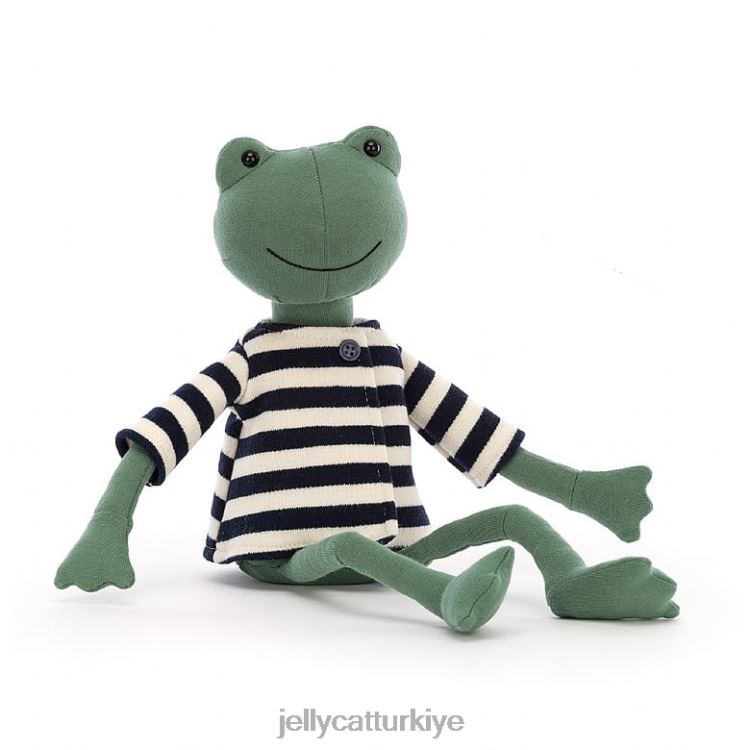 oyuncak Jellycat francisco kurbağa yeşil JNF4L490