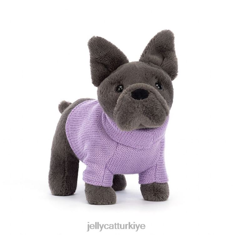oyuncak Jellycat kazak fransız bulldog mor mürekkep JNF4L540