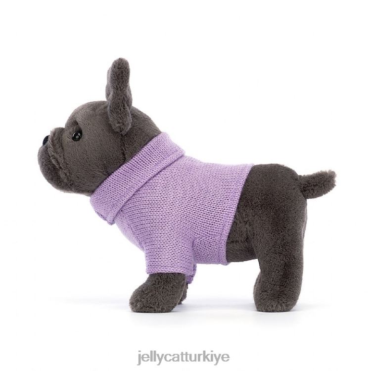 oyuncak Jellycat kazak fransız bulldog mor mürekkep JNF4L540